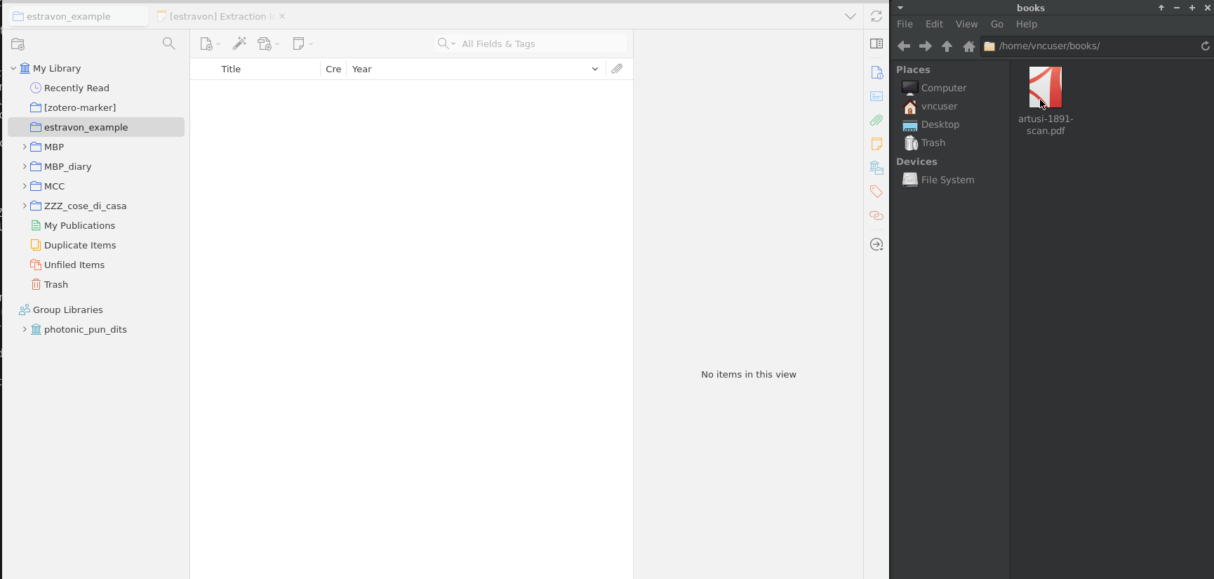 Using the magic wand to add a book by ISBN in Zotero